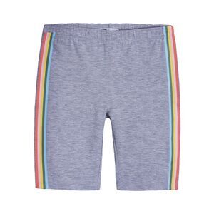 Epic Threads Big Girls Heather Stripe Bike Ghost Heather Size L